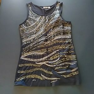 Cato Sequin Dressy Tank